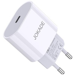 Caricabatterie USB Type C 2A PD25W bianco JB009
