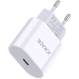 Caricabatterie USB Type C 2A PD25W bianco JB009