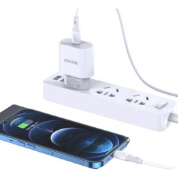 Caricabatterie USB Type C 2A PD25W bianco JB009