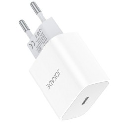Caricabatterie USB tipo C ricarica rapida 3A 27W bianco JB068