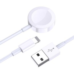 Caricabatterie 2in1 USB Ligtning per iPhone e carica wireless per iWatch