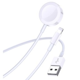 Caricabatterie 2in1 USB Ligtning per iPhone e carica wireless per iWatch