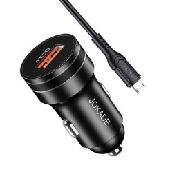 Caricabatterie per smartphone per auto microUSB 3A 18W JB040