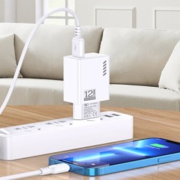Caricatore USB  lightning 5V/2.4A 12W bianco KSC-1236