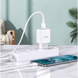 Caricabatterie e sincronizzazione USB 5V 3A bianco JB097