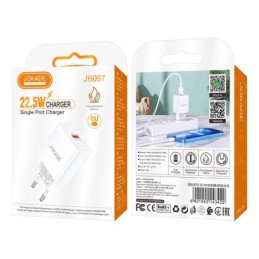 Caricabatterie e sincronizzazione USB 5V 3A bianco JB097