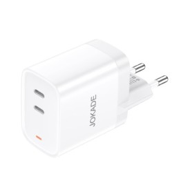 Caricabatterie 2 porte Type-C ricarica rapida bianco JB083