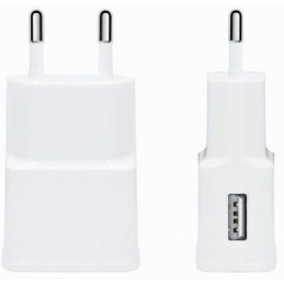 Caricabatterie USB bianco 5V 2.1A