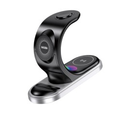 Stazione di Ricarica Wireless Rapida 3 in 1 con Supporto 15W