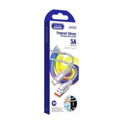Cavo per alimentazione e sincronizzazione USB - Type-C in Silicone Antifiamma 1 m 5A JA030