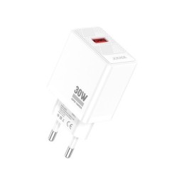 Caricatore USB-A 30W ricarica rapida bianco JB093