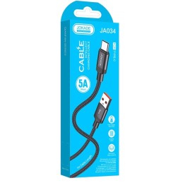 Cavo per ricarica e sincronizzazione 1m 5A USB type-C JA034