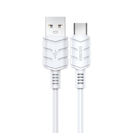 Cavo per ricarica e sincronizzazione type C 2m 3A bianco KSC-716