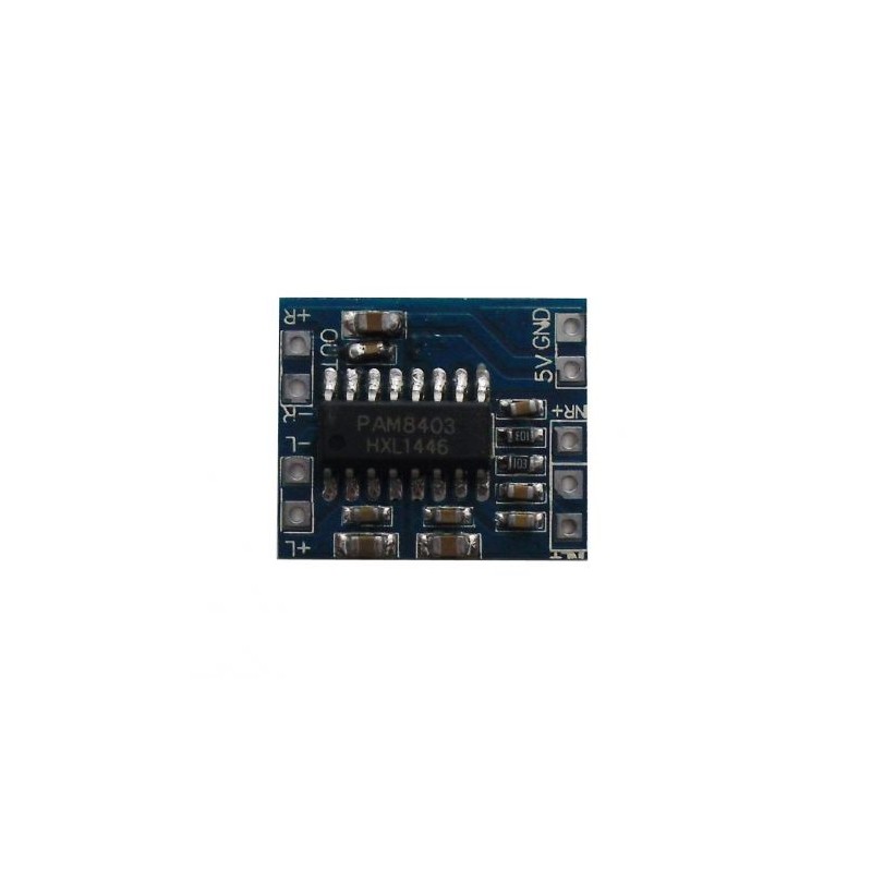 Mini Amplificatore audio 3W+3W - 2.5-5V