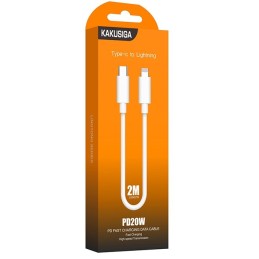 Cavo per ricarica e sincronizzazione USB Tipo C / Lightning 2m KSC-962