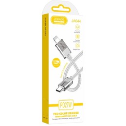 Cavo per ricarica e sincronizzazione USB Type C - Lightning 1.2m PD27W 5A JA044