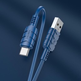 Cavo per ricarica e sincronizzazione type C 2m 3A blu KSC-716