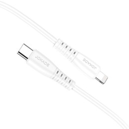 Cavo per ricarica e sincronizzazione USB type C -Lightning 1m bianco PD27W 5A JA043
