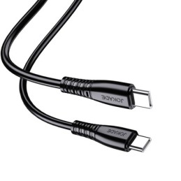 Cavo per ricarica e sincronizzazione USB type C -  type C  1m nero PD100W 5A JA043