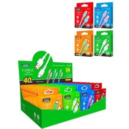 Cavo ricarica e sincronizzazione USB/Lightning confezione da 40 pezzi JA028