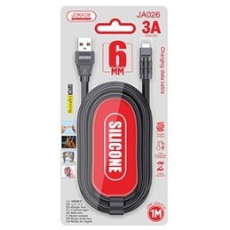 Cavo per ricarica USB lightning nero JA026
