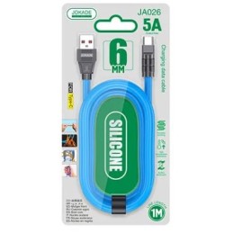 Cavo per ricarica USB Type-C azzurro JA026