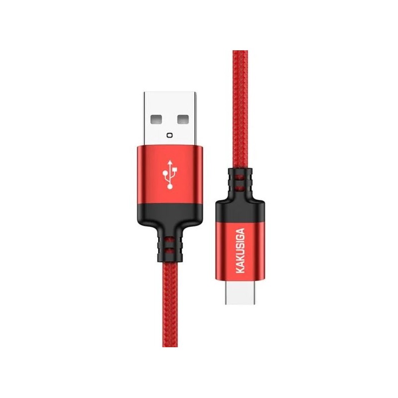 Cavo per ricarica e sincronizzazione USB Lightning rosso 2m KSC-698