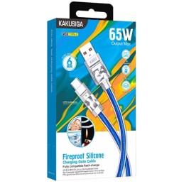 Cavo per alimentazione e sincronizzazione USB Type-C 1m 65W blu KSC-956