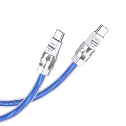 Cavo per alimentazione e sincronizzazione Type-C 1m 100W blu KSC-956