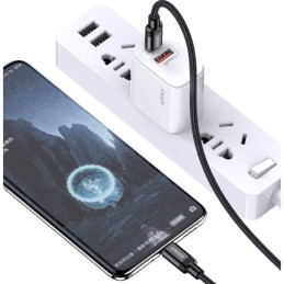 Cavo per ricarica e sincronizzazione USB-C JA041 2m nero 100W ricarica rapida