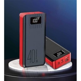 Powerbank 40000mAh 5in1 USB/microUSB/type C - vari colori