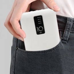 Powerbank 8800mAh bianco USB/microUSB/type C/Lightning