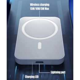 Powerbank wireless 10.000mAh compatibile Magsafe 5W 2A