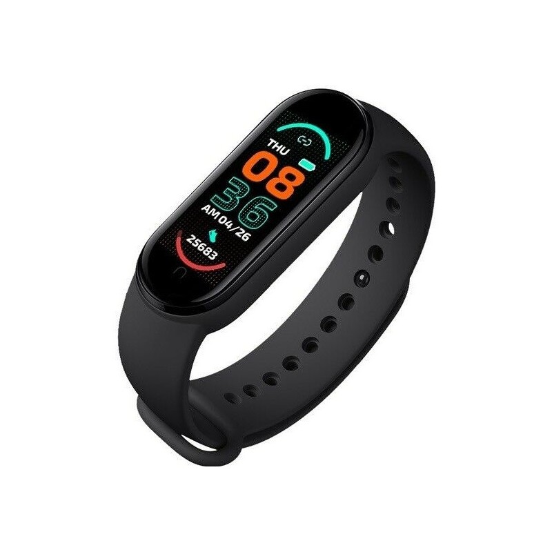 Smartband Bluetooth rilevamento frequenza cardiaca e notifiche M6