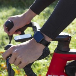 SmartWatch con schermo LCD da 1.4" visualizzazione notifiche e rilevamento frequenza cardiaca IP68