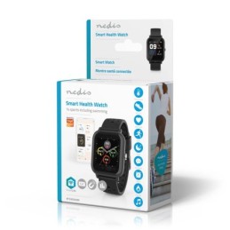 SmartWatch con schermo LCD da 1.4" visualizzazione notifiche e rilevamento frequenza cardiaca IP68