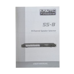 Commutatore casse acustiche DJ Tech SS-8 + Telecomando