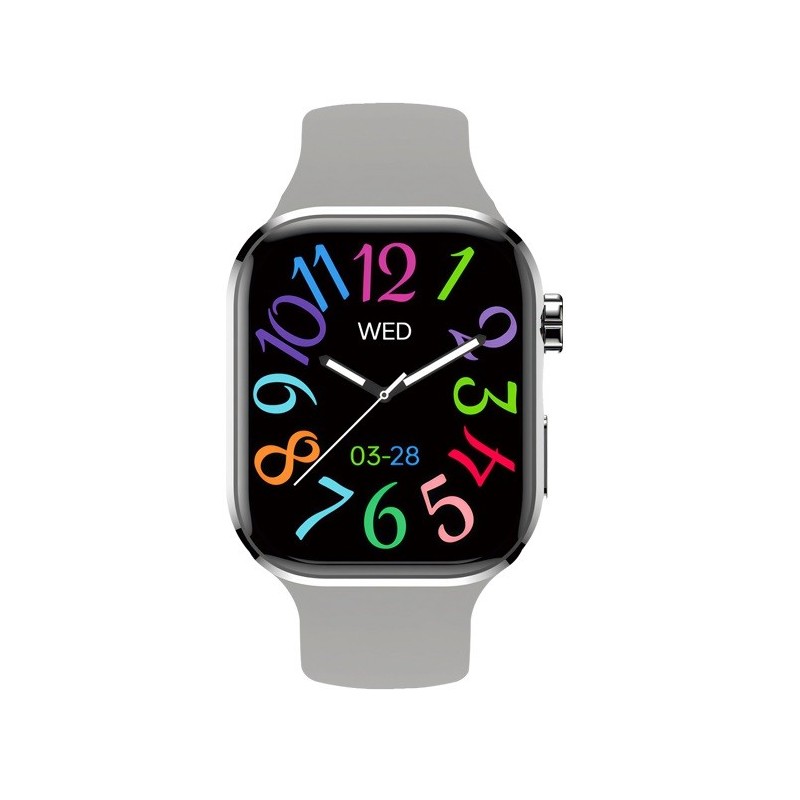 Smartwatch sportivo grigio IP68 con cardiofrequenzimetro e display 2,01" KSC-1138