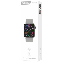 Smartwatch sportivo grigio IP68 con cardiofrequenzimetro e display 2,01" KSC-1138
