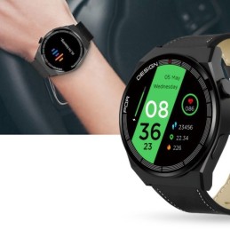 Smartwatch sportivo IP68 display 1,50" e cinturino effetto pelle KSC-1139