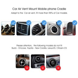 Supporto smartphone universale per auto - vari colori