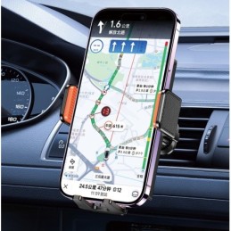 Supporto smartphone per auto inserimento presa d'aria marrone JE045