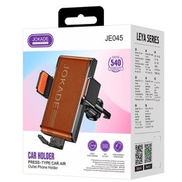 Supporto smartphone per auto inserimento presa d'aria marrone JE045