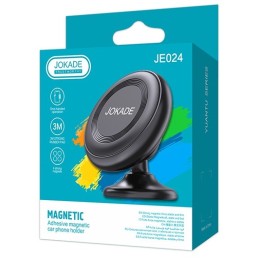 Supporto magnetico adesivo per auto nero JE024