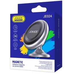 Supporto magnetico adesivo per auto argento JE024