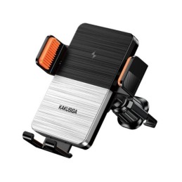 Supporto auto con ricarica wireless 15W e chiusura elettrica KSC-1187