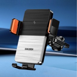 Supporto auto con ricarica wireless 15W e chiusura elettrica KSC-1187