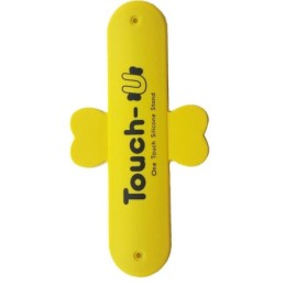 TOUCH-U - Supporto in silicone per smartphone - Giallo