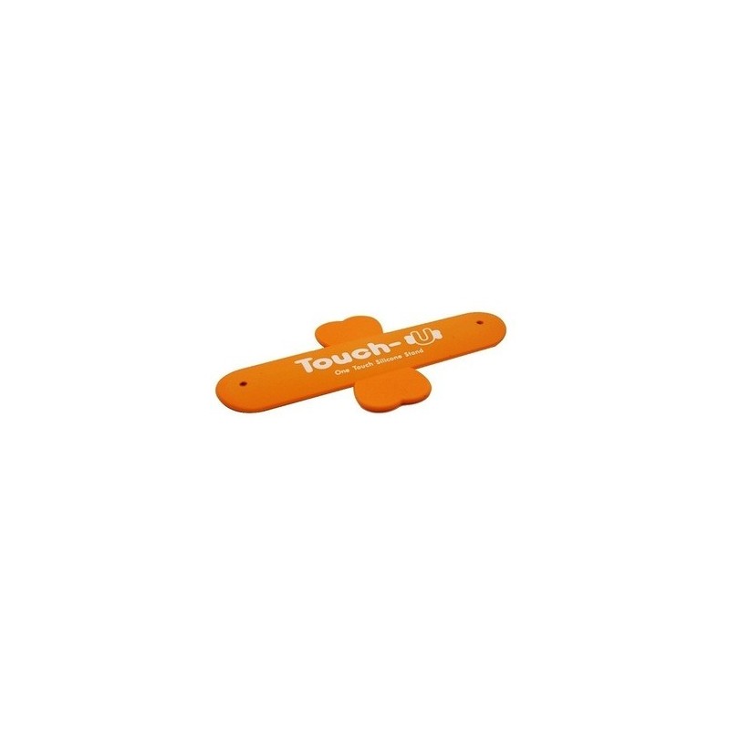 TOUCH-U - Supporto in silicone per smartphone - Arancio