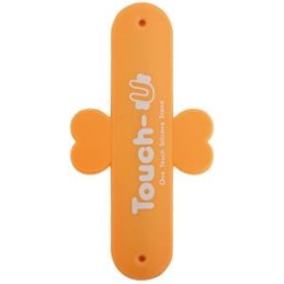 TOUCH-U - Supporto in silicone per smartphone - Arancio
